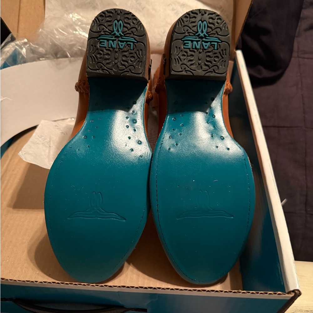 Lane PJ Bootie Western Ankle Boots - Picture 9 of 9